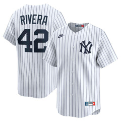 Mariano Rivera New York Yankees Throwback Cooperstown Collection Limited Jersey White