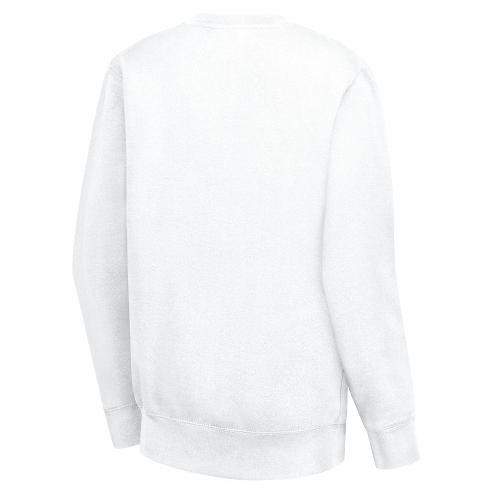 Miami Heat G-III 4Her by Carl Banks Women's Leopard Heart Fleece Pullover Sweatshirt - White on sale