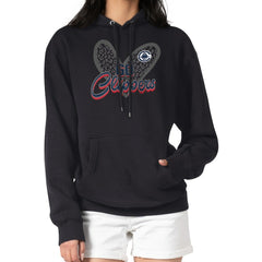 LA Clippers G-III 4Her by Carl Banks Women's Leopard Heart Graphic Fleece Pullover Hoodie - Black online