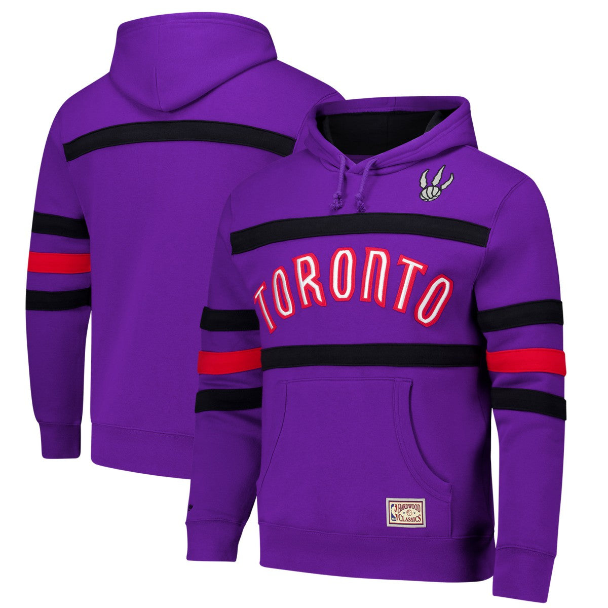 Toronto Raptors Hardwood Classics Nights Head Coach Pullover Hoodie - Purple discount