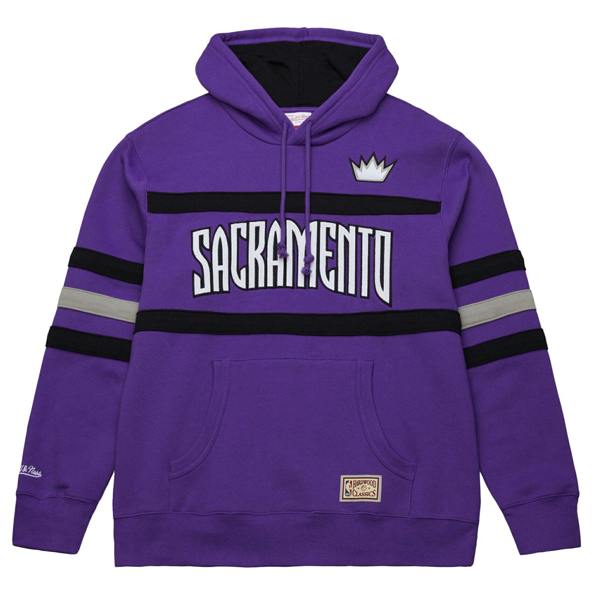 Sacramento Kings Hardwood Classics Nights Head Coach Pullover Hoodie - Purple on sale