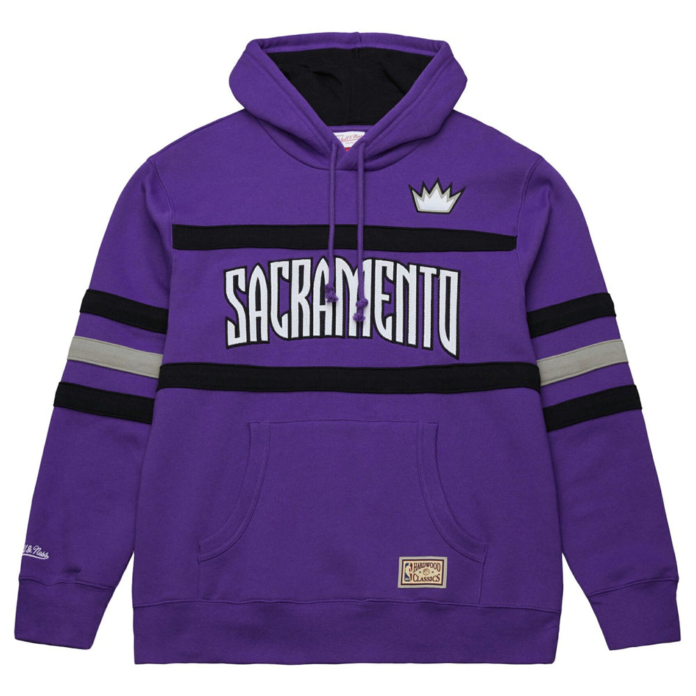 Sacramento Kings Hardwood Classics Nights Head Coach Pullover Hoodie - Purple on sale