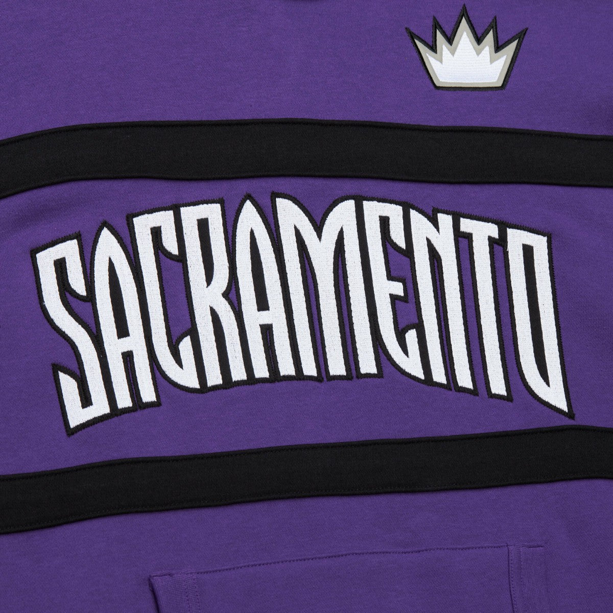 Sacramento Kings Hardwood Classics Nights Head Coach Pullover Hoodie - Purple on sale