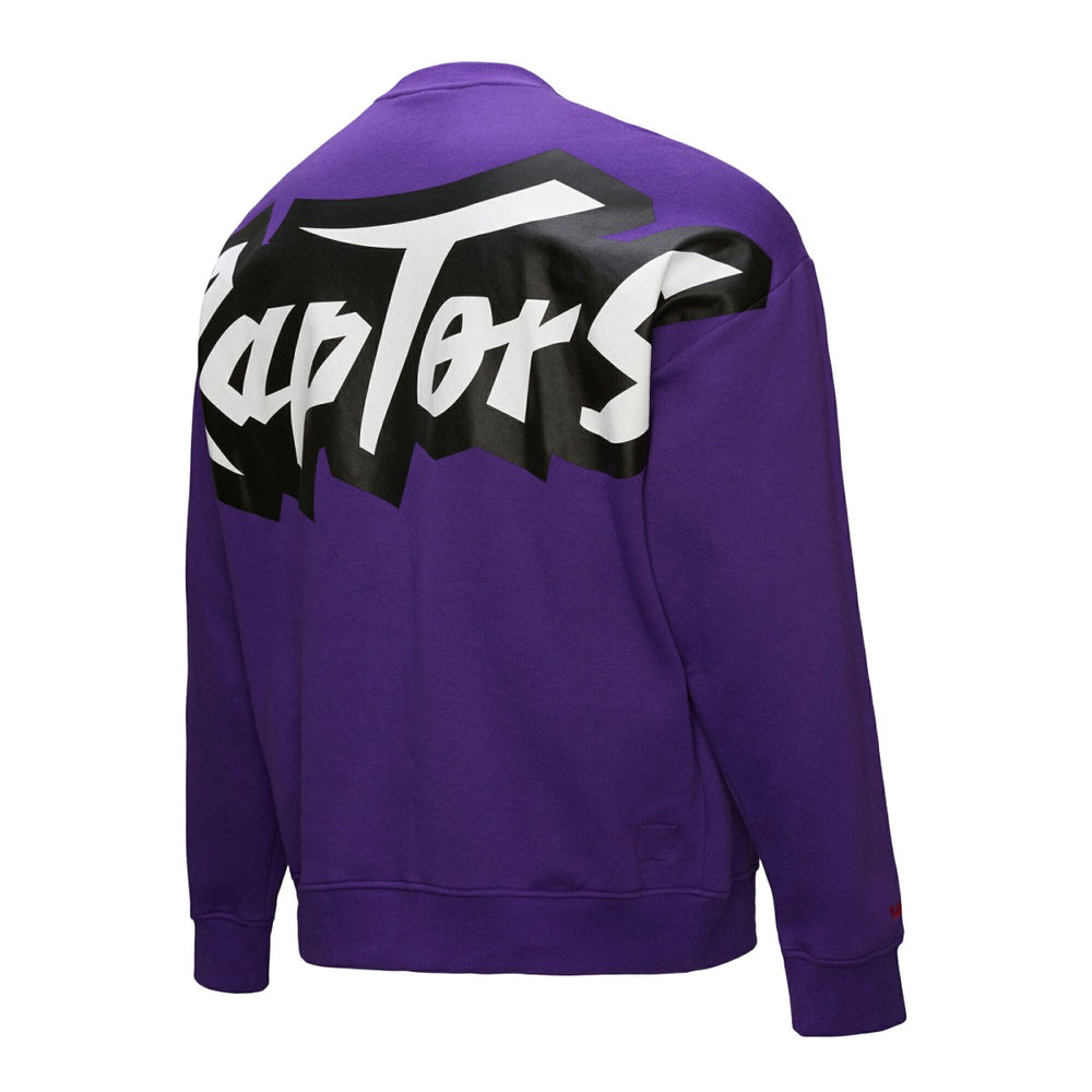 Toronto Raptors Hardwood Classics There & Back 2.0 Vintage Pullover Sweatshirt - Purple outlet