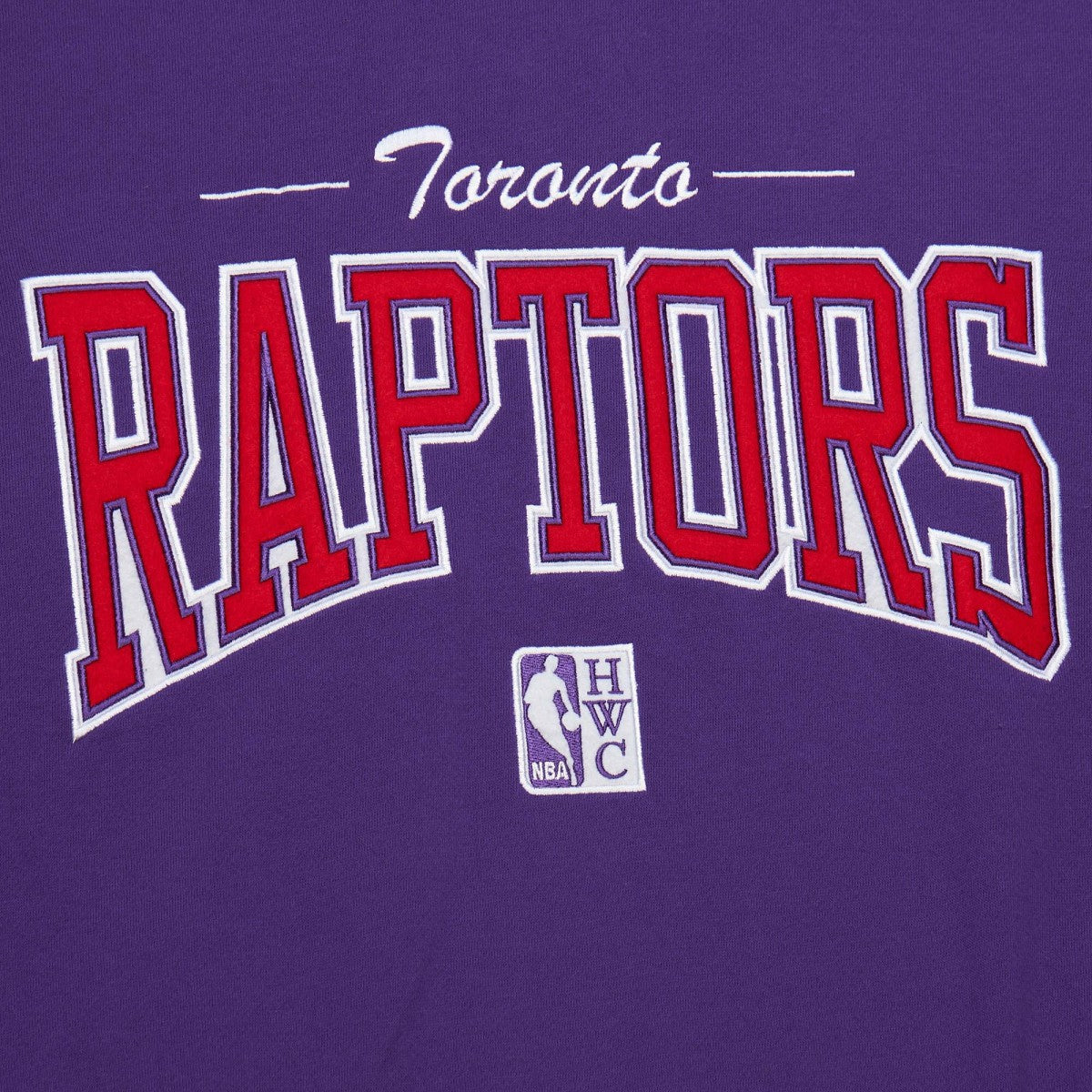 Toronto Raptors Hardwood Classics There & Back 2.0 Vintage Pullover Sweatshirt - Purple outlet