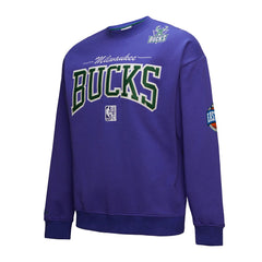 Milwaukee Bucks Hardwood Classics There & Back 2.0 Vintage Pullover Sweatshirt - Purple cheap