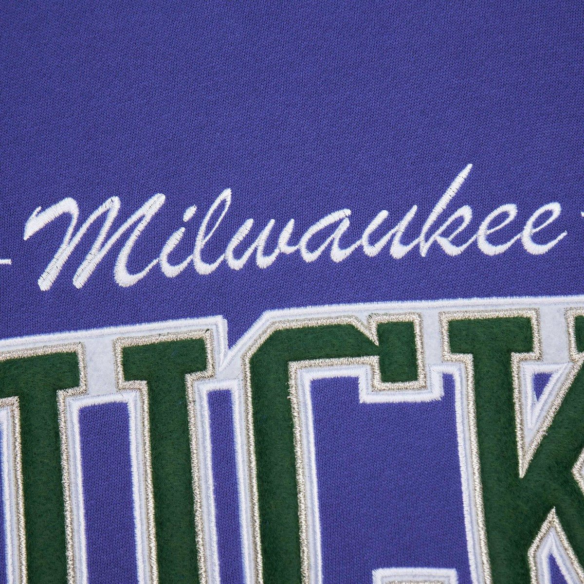 Milwaukee Bucks Hardwood Classics There & Back 2.0 Vintage Pullover Sweatshirt - Purple cheap