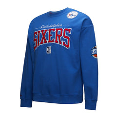 Philadelphia 76ers Hardwood Classics There & Back 2.0 Vintage Pullover Sweatshirt - Royal shop