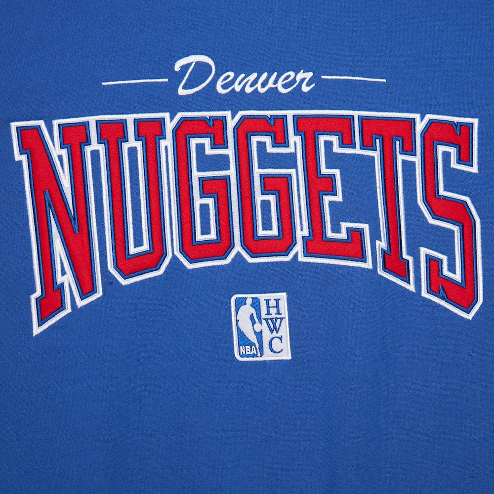 Denver Nuggets Hardwood Classics There & Back 2.0 Vintage Pullover Sweatshirt sale - Royal outlet