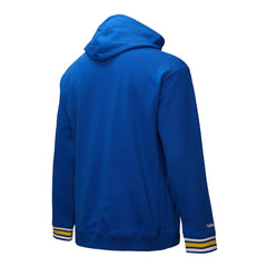 Golden State Warriors Chainstitch Applique Vintage Heavyweight Pullover Hoodie sale - Royal cheap