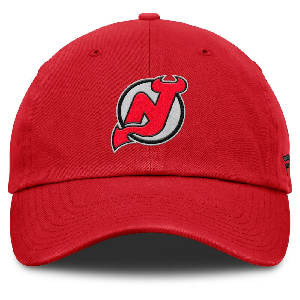 New Jersey Devils Fanatics Decades Collection Adjustable Hat - Red Jerseys