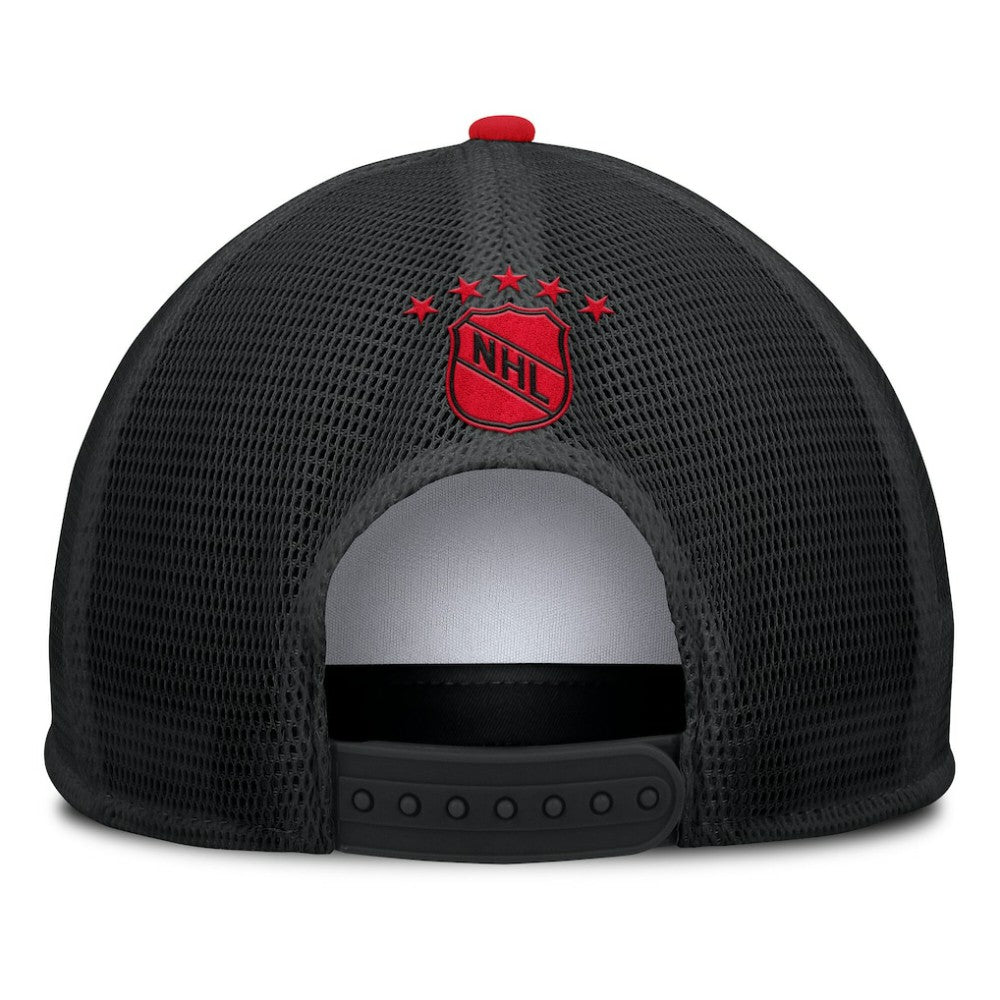 Chicago Blackhawks Fanatics Decades Collection Foam Front Snapback Hat - White/Black Hats