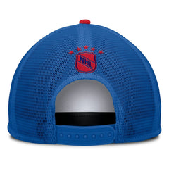 New York Rangers Fanatics Decades Collection Foam Front Snapback Hat - White/Royal Hats