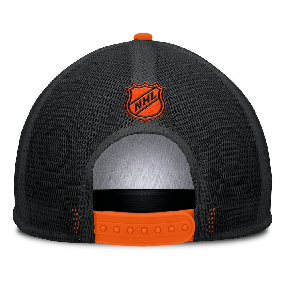 Philadelphia Flyers Fanatics Decades Collection Foam Front Snapback Hat - White/Orange Hats
