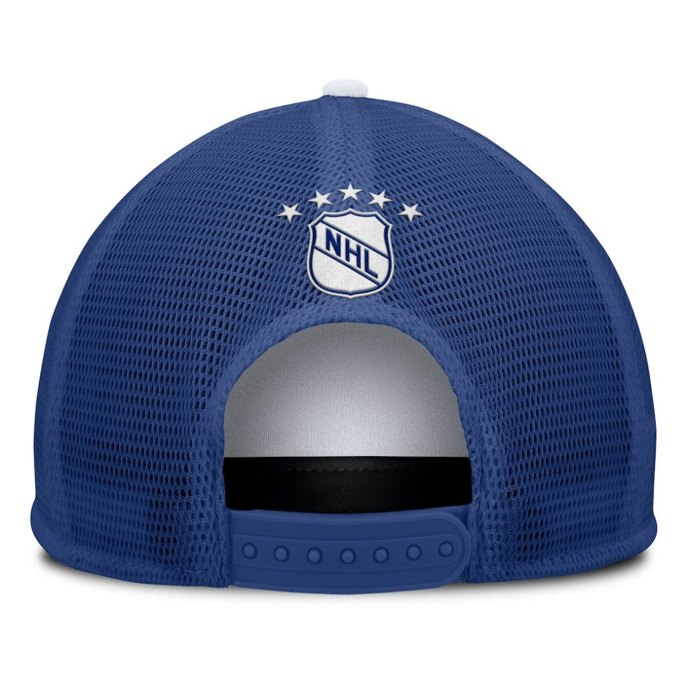 Toronto Maple Leafs Fanatics Decades Collection Foam Front Snapback Hat - White/Blue Hats