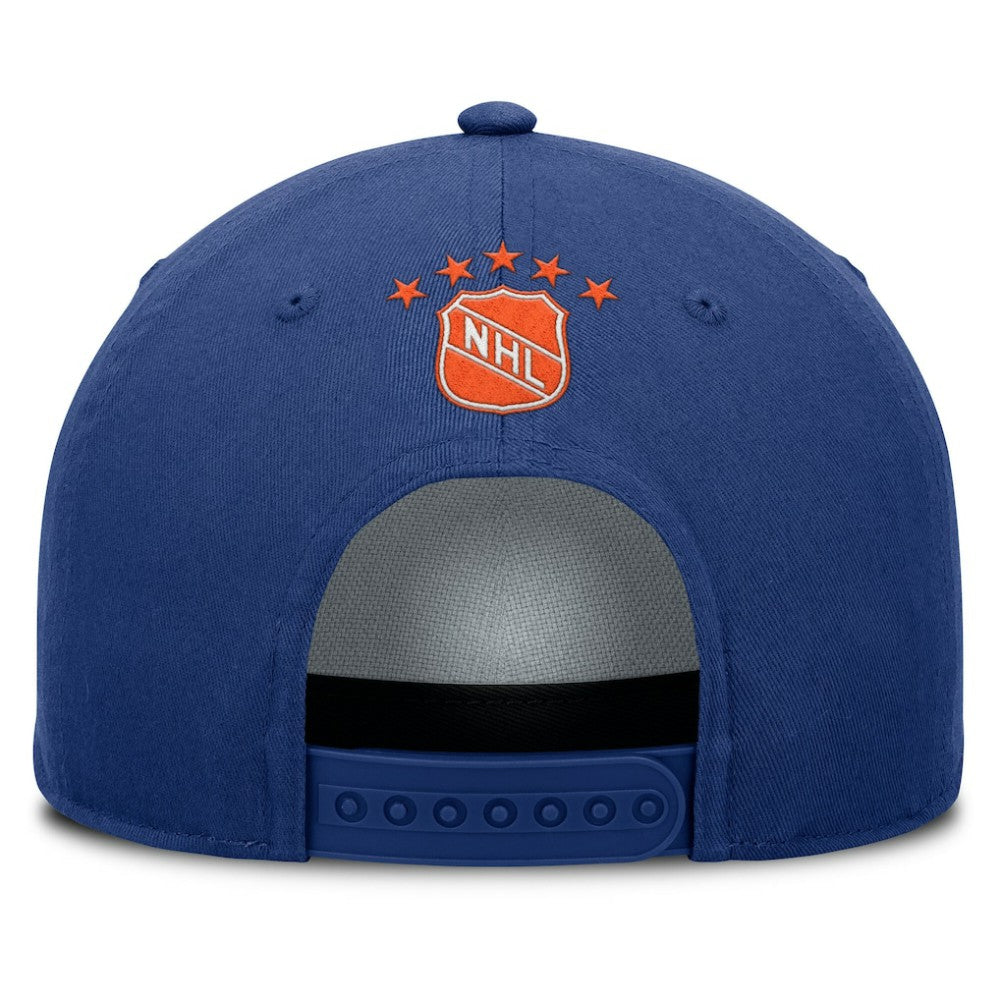 Edmonton Oilers Fanatics Decades Collection A-Frame Rope Adjustable Hat - Royal Hats