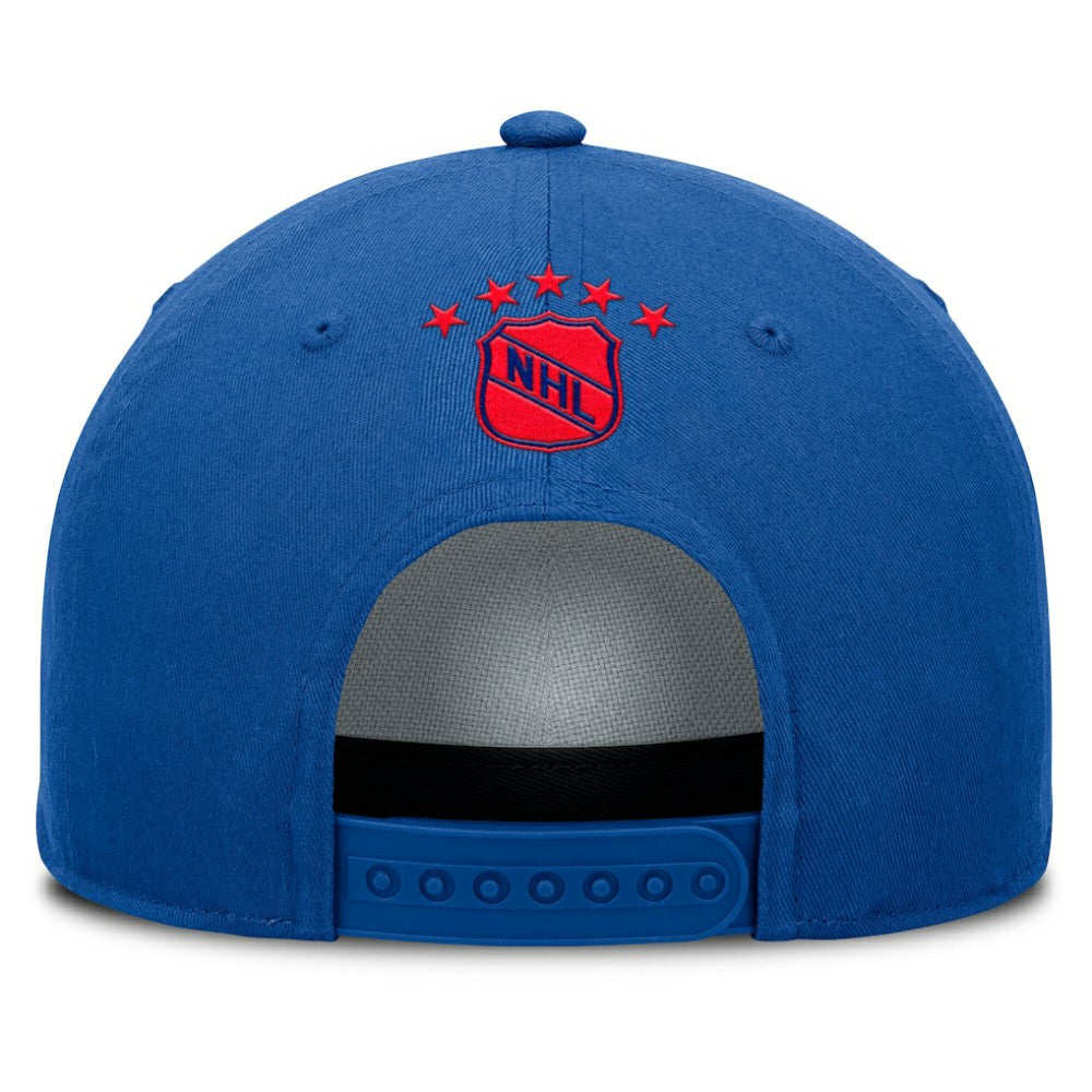 New York Rangers Fanatics Decades Collection A-Frame Rope Adjustable Hat - Royal Hats