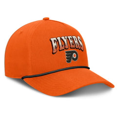 Philadelphia Flyers Fanatics Decades Collection A-Frame Rope Adjustable Hat - Orange Hats
