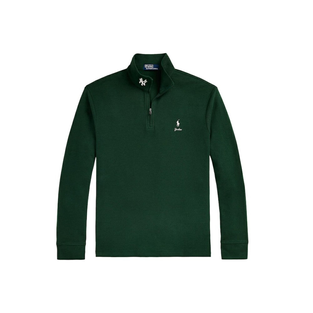 New York Yankees Polo Ralph Lauren Estate Quarter-Zip Sweatshirt Green