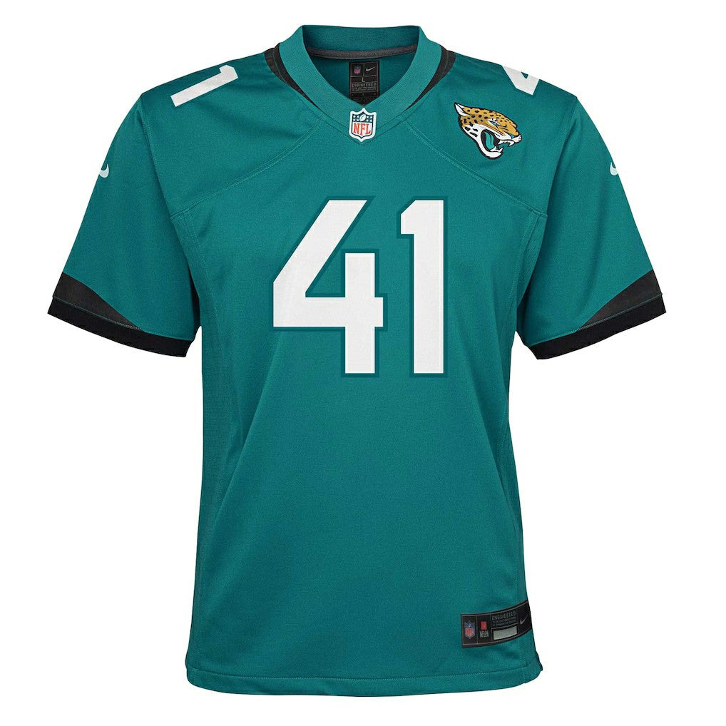 Josh Hines-Allen Jacksonville Jaguars Youth Game Jersey - Teal online