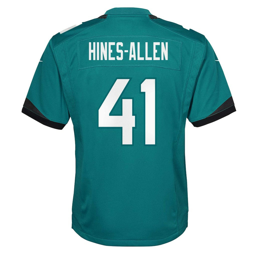 Josh Hines-Allen Jacksonville Jaguars Youth Game Jersey - Teal online