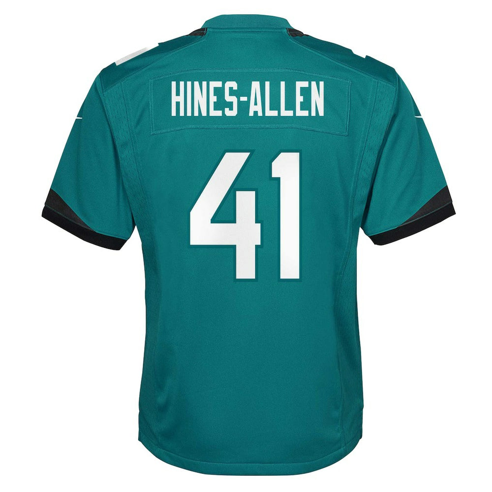 Josh Hines-Allen Jacksonville Jaguars Youth Game Jersey - Teal online