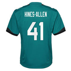 Josh Hines-Allen Jacksonville Jaguars Youth Game Jersey - Teal online