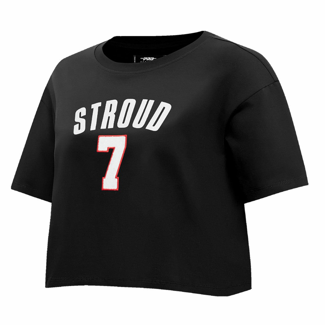 C.J. Stroud Houston Texans Pro Standard Women's Player Name & Number Cropped Boxy T-Shirt - Black sale