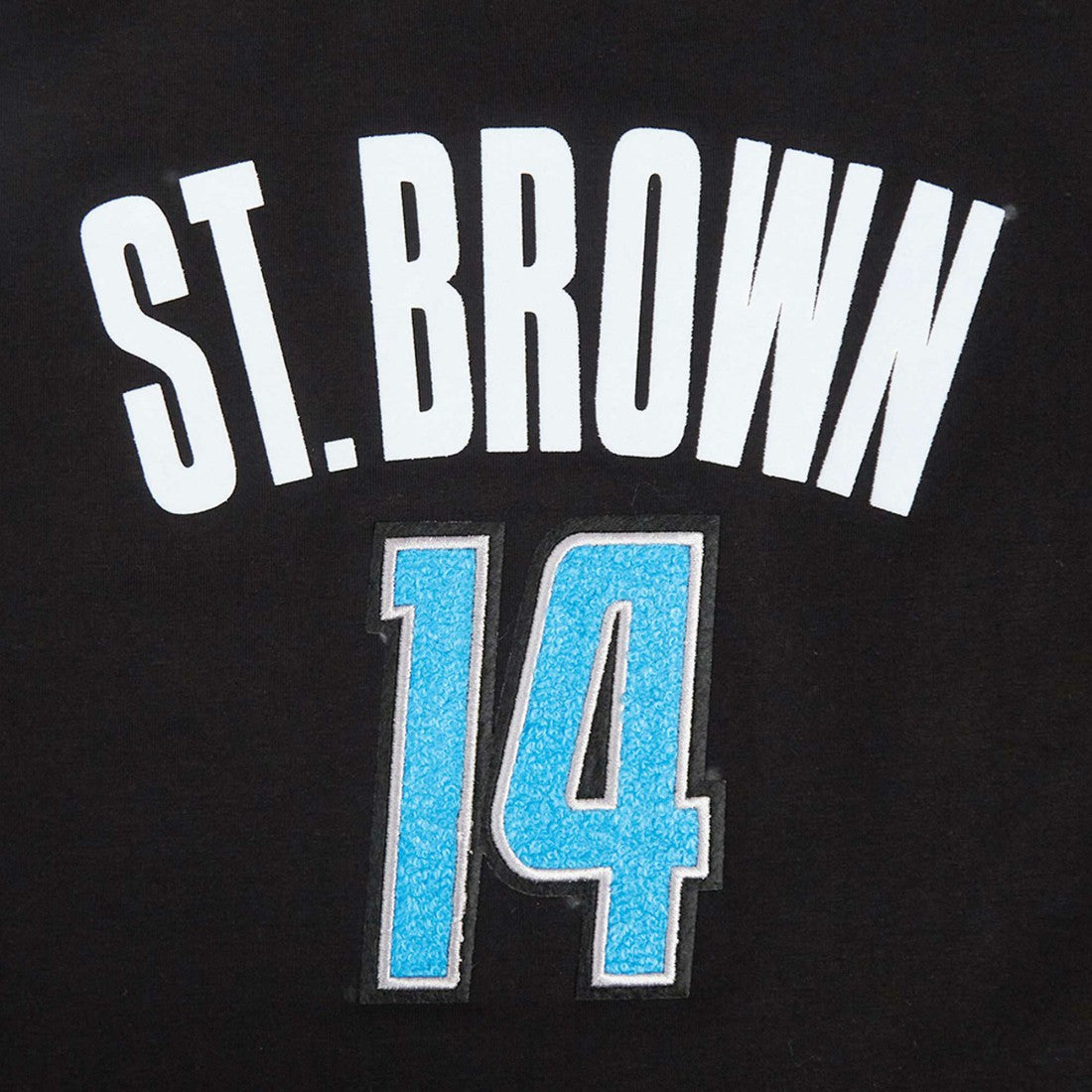 Amon-Ra St. Brown Detroit Lions Pro Standard Women's Player Name & Number Cropped Boxy T-Shirt - Black on sale