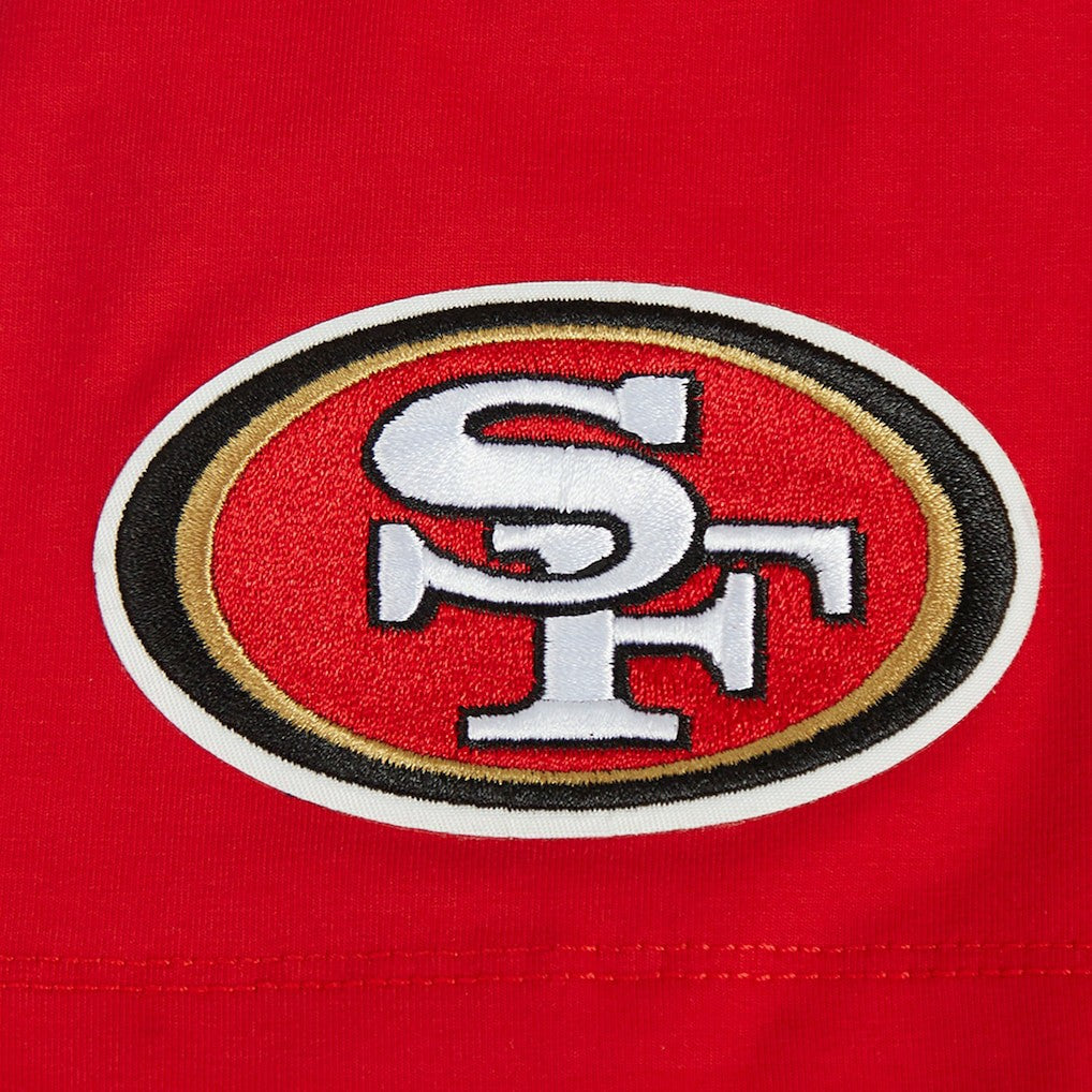 Christian McCaffrey San Francisco 49ers Pro Standard Women's Player Name & Number Cropped Boxy T-Shirt - Scarlet sale