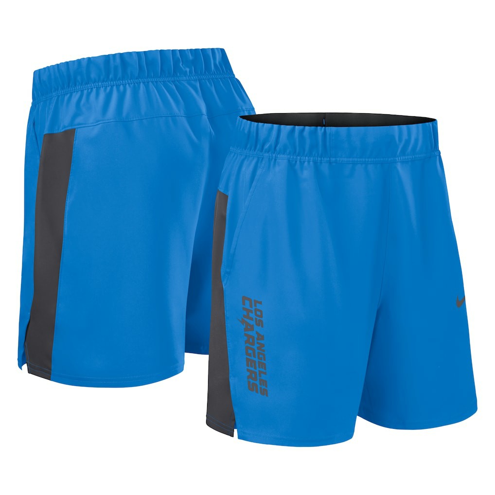 Los Angeles Chargers Woven Victory Dri-FIT Shorts - Powder Blue cheap