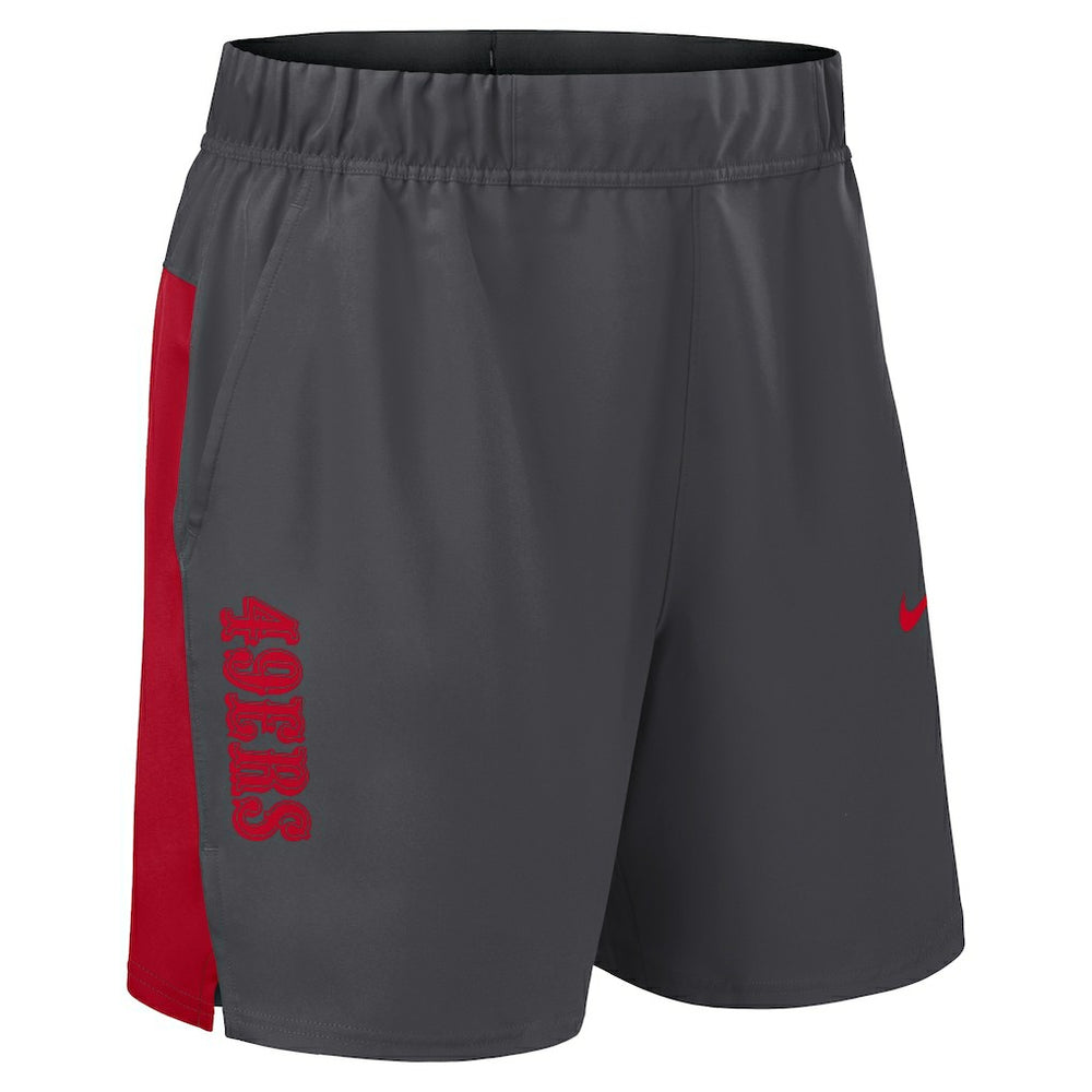 San Francisco 49ers Woven Victory Dri-FIT Shorts - Gray outlet
