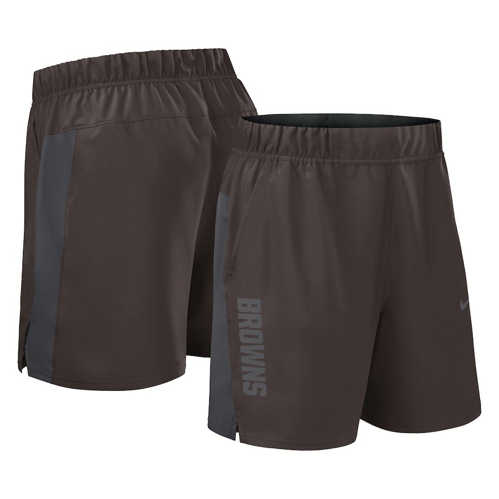 Cleveland Browns Woven Victory Dri-FIT Shorts - Brown online