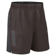 Cleveland Browns Woven Victory Dri-FIT Shorts - Brown online