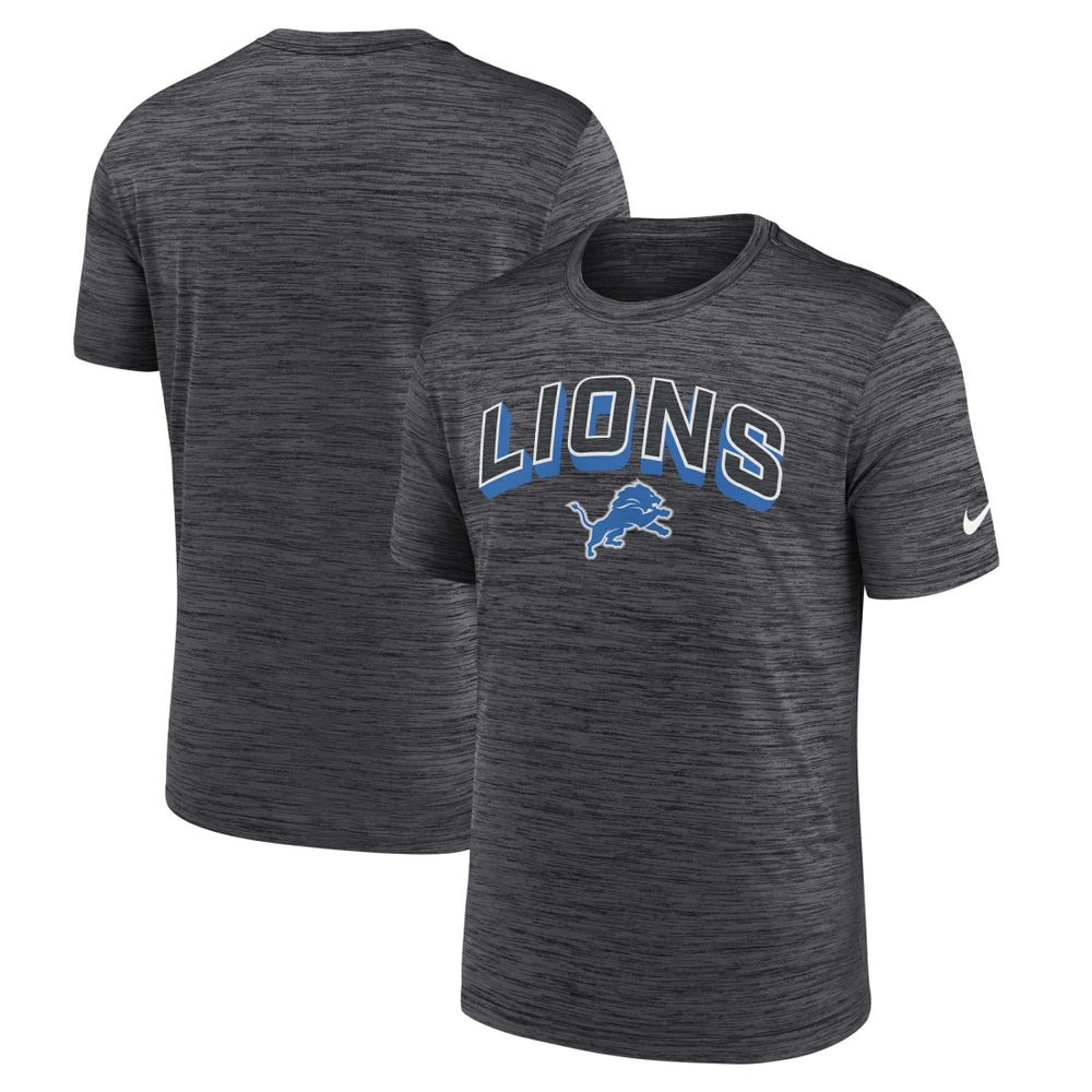 Detroit Lions Primetime Velocity Dri-FIT T-Shirt - Charcoal discount