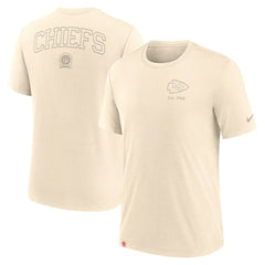 Kansas City Chiefs Glory Tri-Blend T-Shirt - Cream discount
