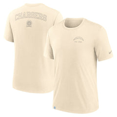 Los Angeles Chargers Glory Tri-Blend T-Shirt - Cream cheap