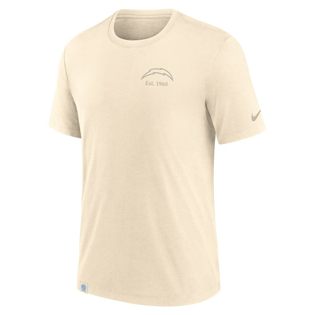 Los Angeles Chargers Glory Tri-Blend T-Shirt - Cream cheap