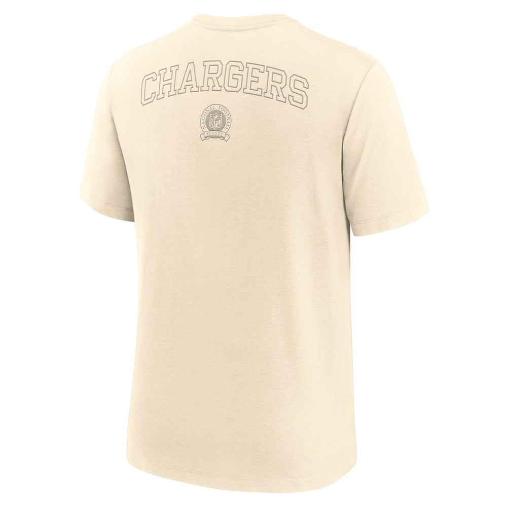 Los Angeles Chargers Glory Tri-Blend T-Shirt - Cream cheap