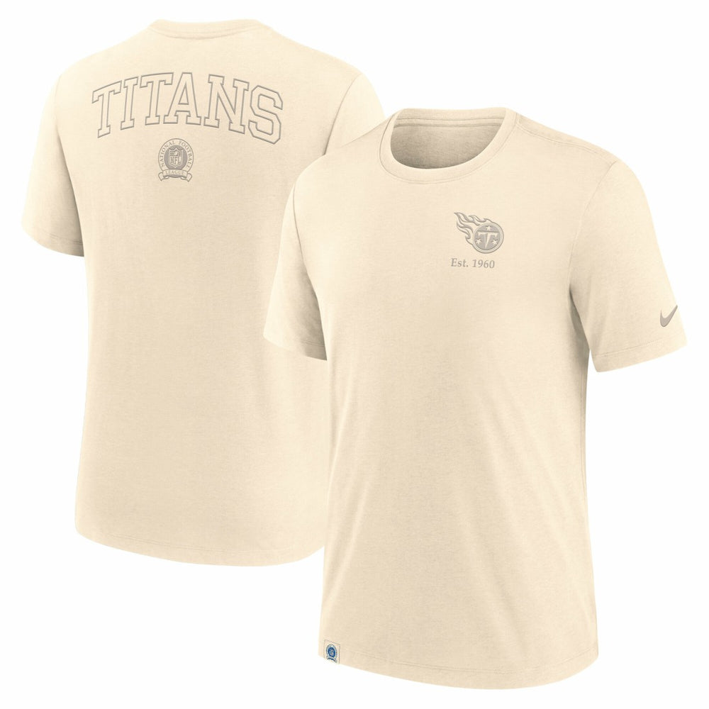 Tennessee Titans Glory Tri-Blend T-Shirt - Cream outlet