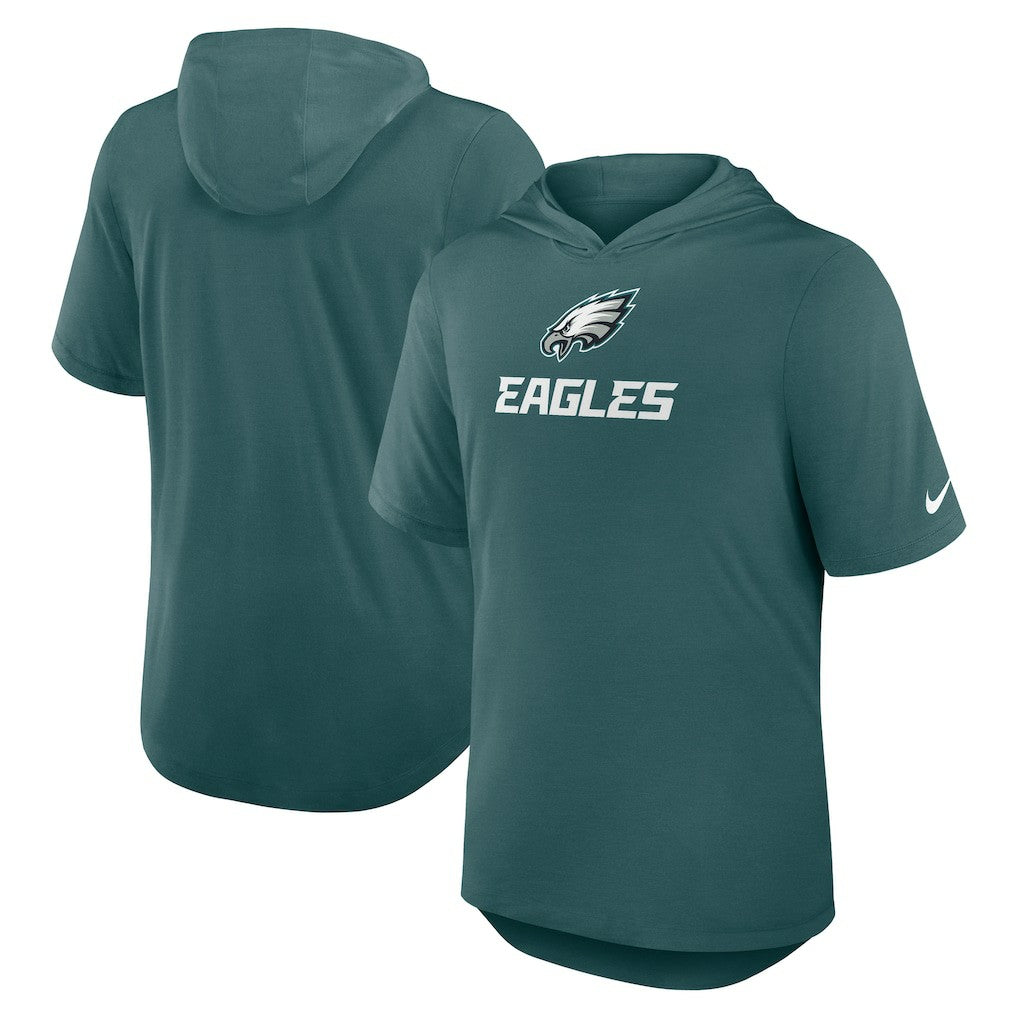 Philadelphia Eagles Lockup Tri-Blend Hoodie T-Shirt - Midnight Green cheap
