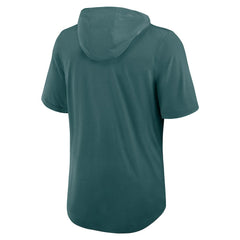 Philadelphia Eagles Lockup Tri-Blend Hoodie T-Shirt - Midnight Green cheap