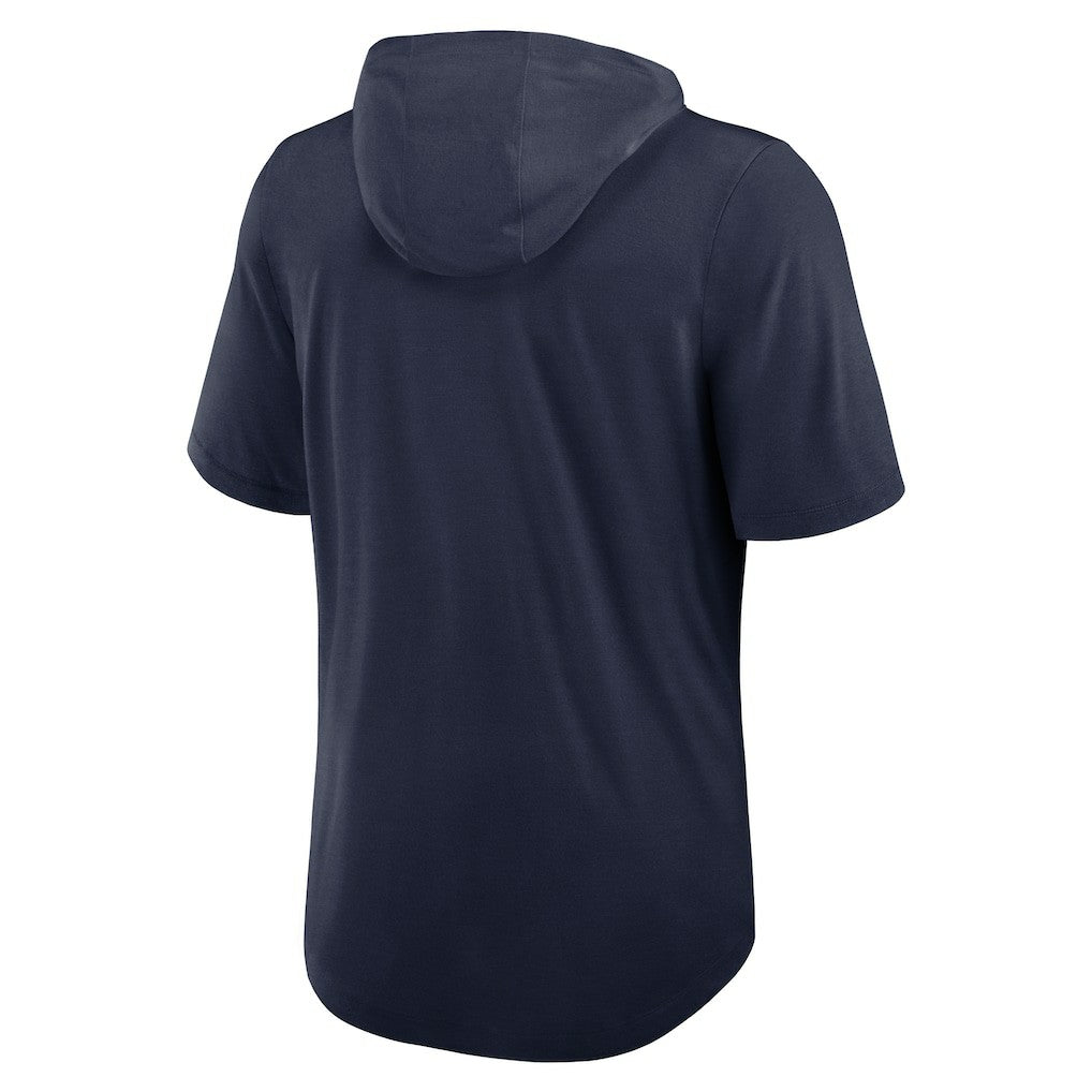 Seattle Seahawks Lockup Tri-Blend Hoodie T-Shirt - College Navy for sale