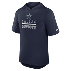 Dallas Cowboys Lockup Tri-Blend Hoodie T-Shirt - Navy discount