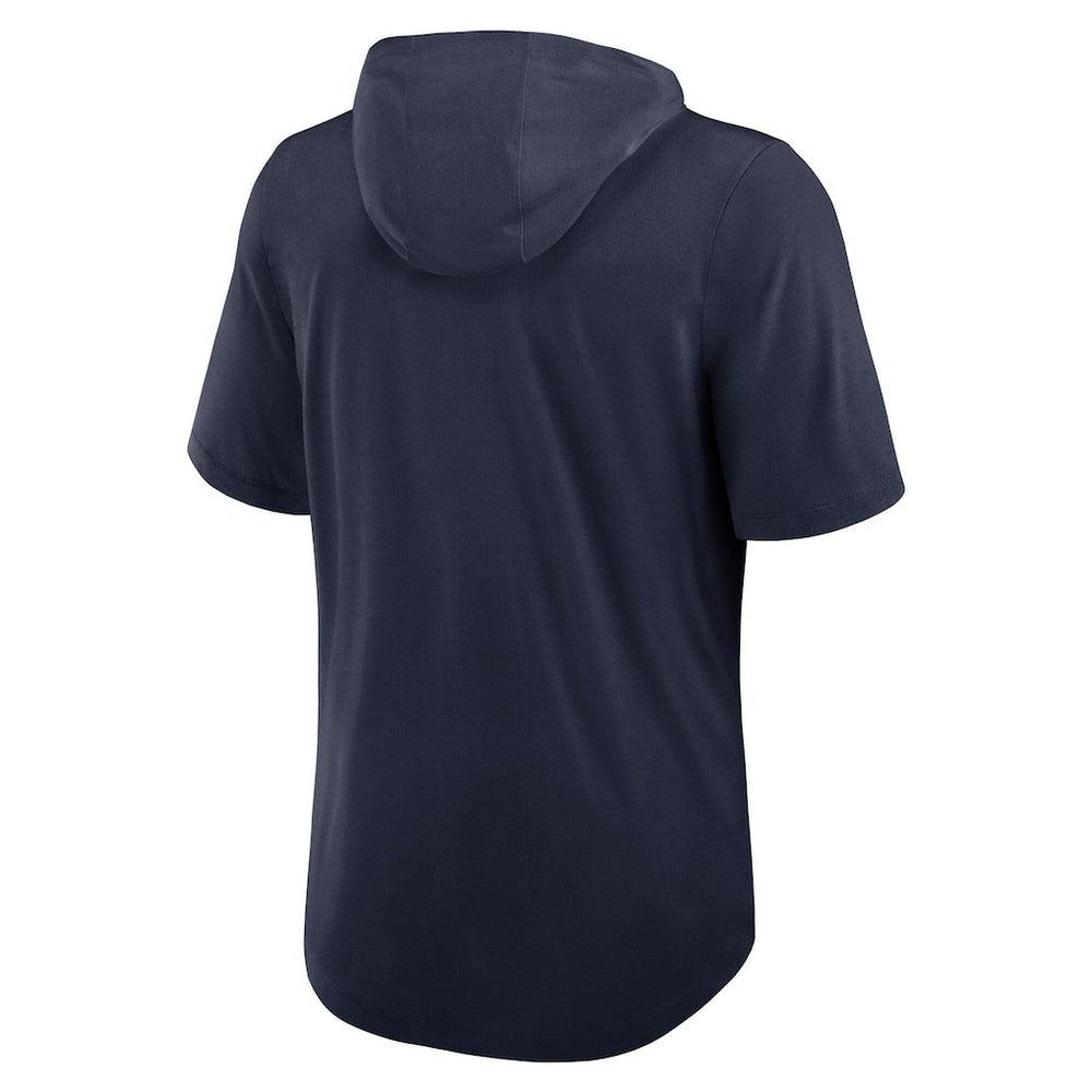 Dallas Cowboys Lockup Tri-Blend Hoodie T-Shirt - Navy discount