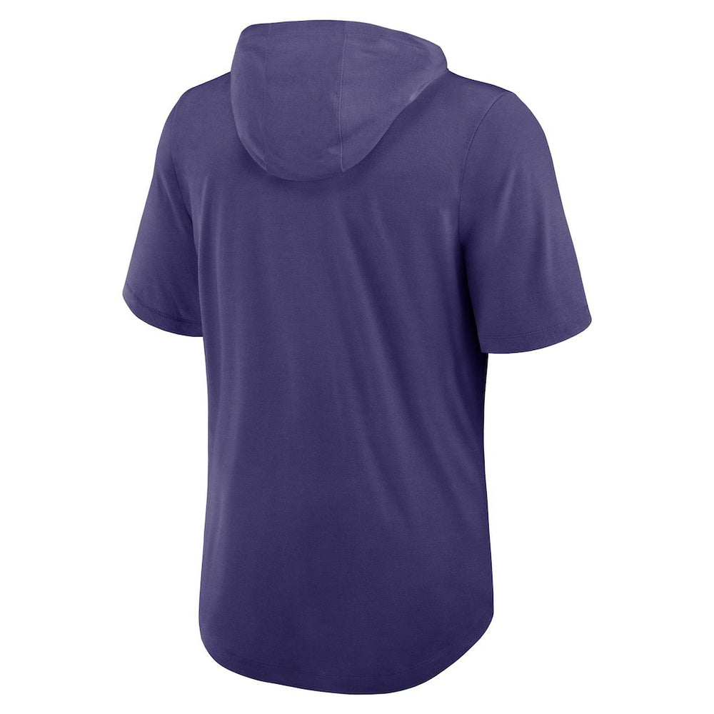 Baltimore Ravens Lockup Tri-Blend Hoodie T-Shirt - Purple online