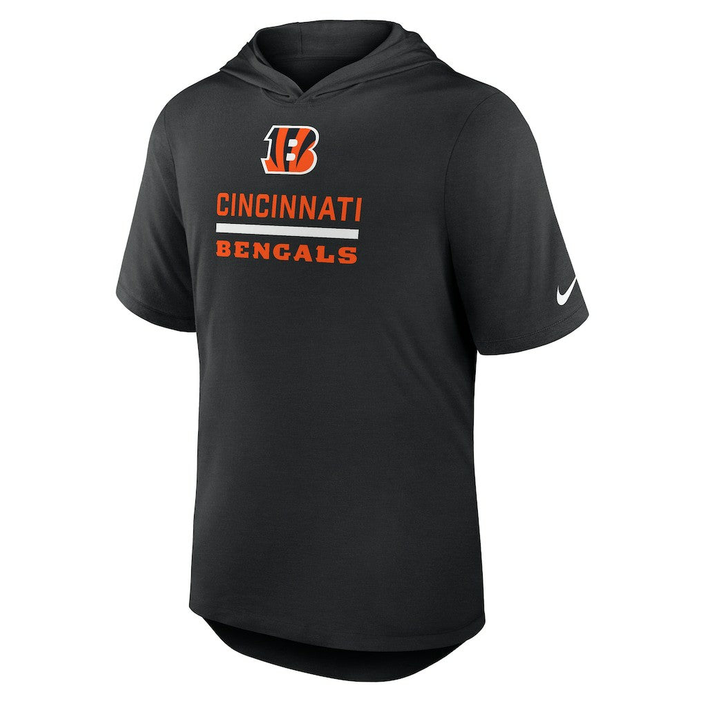 Cincinnati Bengals Lockup Tri-Blend Hoodie T-Shirt - Black on sale