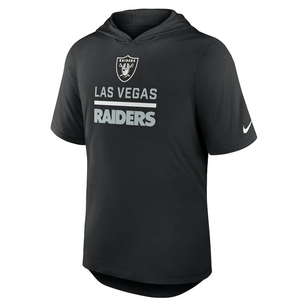 Las Vegas Raiders Lockup Tri-Blend Hoodie T-Shirt - Black online