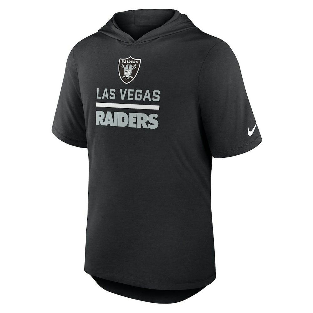 Las Vegas Raiders Lockup Tri-Blend Hoodie T-Shirt - Black online