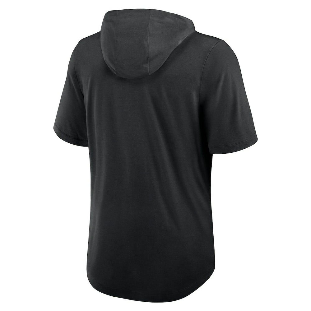 Las Vegas Raiders Lockup Tri-Blend Hoodie T-Shirt - Black online